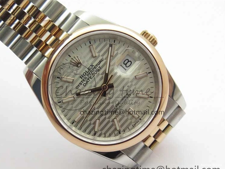 0123 TravelReady DateJust 36 SS RG 126201 BP Maker 1:1 Best Edition Silver Dial on Jubilee Bracelet 2506